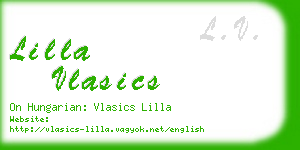 lilla vlasics business card